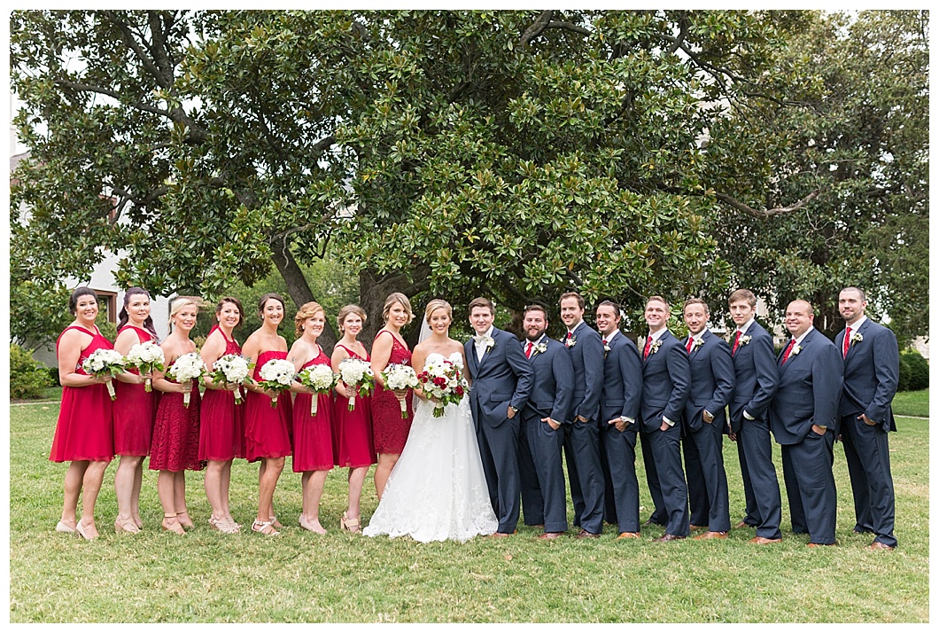 red white and blue lincoln's cottage DC wedding - Brett Denfeld Photography