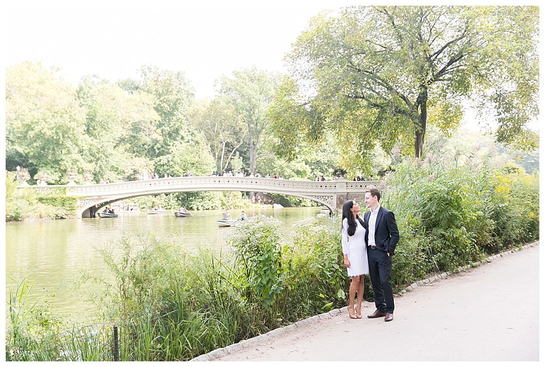 central park NYC engagement